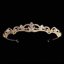 Tiara de cristal, joyería nupcial, de diamantes de imitación exquisita para de novia, nueva joyería para el cabello, accesorio para el cabello para mujer, envío gratis WOSQ - TS-J2747 - Ver 7