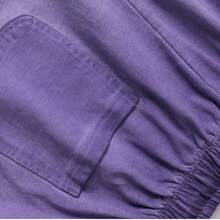 2026 Summer Unisex 2pcs Outfit, Vintage Washed Purple T-Shirt Shorts Set, Y2K Street Fashion Leisure Wear - 紫丁香色 - 查看 6