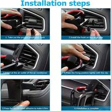 1 cái giá đỡ cốc trên xe hơi, giá đỡ cốc đa năng gắn vào cửa gió điều hòa, giá đỡ điện thoại di động - Một kích cỡ phù hợp cho tất cả - Xem 9