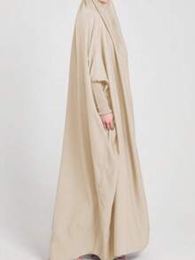 1 chiếc Khima (khăn choàng cầu nguyện) Jilbab, thiết kế rộng rãi, kín đáo, khăn trùm đầu cầu nguyện cao cấp dành cho phụ nữ Hồi giáo, trang phục Hồi giáo Khimar Abaya Jilbab, vật dụng cần thiết khi đi du lịch, khăn tắm biển. - Nhiều màu - Xem 18