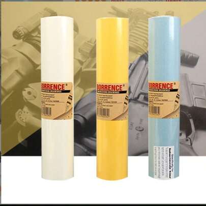 46 X 30 Cm Ultra-Transparent Tracing Paper Roll (White, Yellow And Blue) For Sketching And Drawing