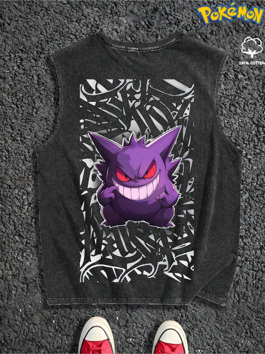 pokemon Men Tank Tops - Black - View 1