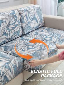 1 cái bọc đệm ghế sofa co giãn in họa tiết, bọc ghế sofa hình chữ L, bọc tựa lưng sofa độc lập, bảo vệ đồ nội thất, bọc đệm sofa co giãn, bọc sofa 3 chỗ, bọc sofa 2 chỗ - màu xám xanh - Xem 10