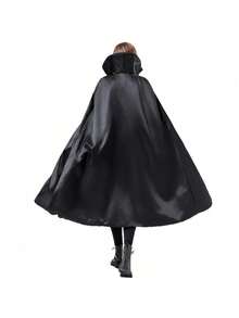 Halloween Costume Unisex Vampire Cape Long Robe Magician Costume Witch Role Performance Costume Cosplay Costume - Single Cloak - View 3