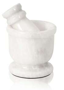 Radicaln Marble Mortar And Pestle Set White 2.5" Inches Handmade Hand Grinder For Kitchen, Ideal Small Mortar &Amp; Pestle Set For Spice Grinder &Amp; Garlic Crusher - ColorE - View 1
