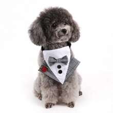 Babero para perros al estilo inglés, pañuelo triangular para boda, pañuelo para mascotas, accesorio de traje de boda - Multicolor - Ver 5