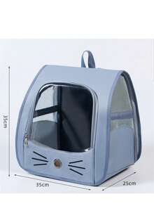 PETSIN 5.5kg Capacity Oxford Cloth Pet Backpack With Breathable Window, Suitable For Small Dogs And Cats, Versatile Carry Options - Backpack, Shoulder Bag, Handheld, Large Capacity Portable Pet Carrier Bag - Multicolor - View 11
