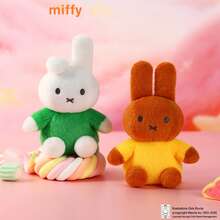 Miffy Colorful Series Plush Pendant – Toy Cute Rabbit Doll Keychain Decoration, Soft And Adorable Plush Charm, A Creative Gift Full Of Girly Sweetness - Multicolor - View 6