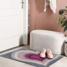 Thảm tắm cao cấp in hình trái tim màu hồng, siêu mềm mại, chất liệu microfiber, chống trượt, thảm cửa, thảm thấm hút tốt, có thể giặt máy, sợi ngắn, lớp lót TPR, vải dệt kim, thích hợp cho phòng tắm, phòng ngủ, nhà bếp, lối vào, sử dụng trong nhà và ngoài trời, phụ kiện và trang trí phòng tắm, quà tặng tân gia hoàn hảo. - Nhiều màu - Xem 8