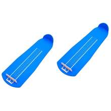 2 Piezas Medidor de Talla de Zapato Regla para Pies - Azul - Ver 1