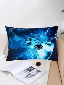 1/3PCS E-Sports Game Controller Printed Children'S Bed Sheet, And Technological Polyester Full Cover Bed Sheet, Raised 30cm Non Slip Bed Cover, Suitable For Children'S Rooms, Boys' And Girls' Bedrooms, All Year Round, Can Be Purchased Separately With 1 Pillowcase - Multicolor - View 5