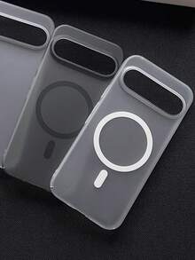 1 chiếc ốp lưng sạc không dây từ tính mờ cao cấp tương thích với Pixel 10 Pro 10 10 A 9 Pro 9 Pro 9 9A, kiểu dáng thời trang dành cho nam và nữ, chống sốc. - Màu đen mờ - Xem 5