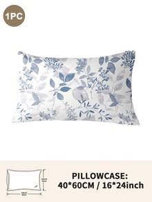 1pc/2pcs/4pcs Polyester Flowers And Plants Floral Plant Print Pillow Cover Set (Pillow Inner Not Included), Soft & Comfortable, Suitable For All Seasons,Perfect For Home Dorm Apartment Guest Room Vacation Rental & Gift-Giving - Multicolor - View 49