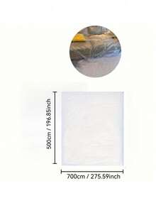 1/2pcs Waterproof Plastic Furniture Dust Cover Set - Protects Car, Bed And Sofa - Dustproof - Furniture Protection Cover, Suitable For Home, Travel, Bags, Storage, Organization, Universal Cover, Washing Machine Dust Cover, Other Home Appliance Dust Cover - Multicolor - View 20