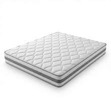 Spring Mattress, 7-Zone Cold Foam Mattress, Pocket Springs, 160x200cm, Quilted Microfiber Cover, Firmness Level H4, 25cm High - White - View 9