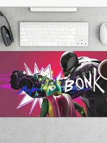 Durable Graffiti-Patterned Mouse Pad - Rubber Base, Designed For Gamers - Mouse Pad - View 9