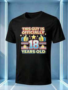 Grands Formats T-Shirts Hommes - Noir - Voir 1