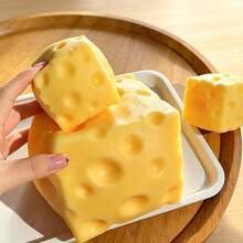 Đồ chơi hình khối pho mát mềm dẻo, đồ chơi giảm căng thẳng, phù hợp cho thanh thiếu niên và người lớn, món quà hoàn hảo cho các ngày lễ và dịp đặc biệt. - Nhiều màu - Xem 2