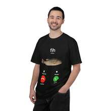 Fih Calling T-Shirt:  Heavyweight  Tee - Negro - Ver 4