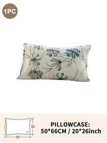1pc/2pcs/4pcs Polyester Flowers And Plants Floral Plant Print Pillow Cover Set (Pillow Inner Not Included), Soft & Comfortable, Suitable For All Seasons,Perfect For Home Dorm Apartment Guest Room Vacation Rental & Gift-Giving - Multicolor - View 43