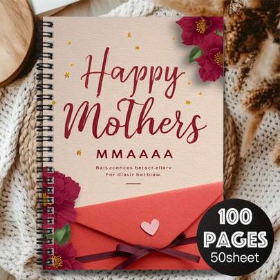 1 cuốn sổ tay lò xo độc quyền họa tiết hoa lãng mạn dành tặng Ngày của Mẹ, 100 trang, dung lượng lớn. Bìa tinh tế, truyền tải những lời chúc ấm áp. Thích hợp để ghi chép công việc, học tập, lên kế hoạch hàng ngày, v.v. Cũng là một lựa chọn tuyệt vời cho quà tặng tốt nghiệp, sinh nhật, Ngày của Mẹ, giúp bạn viết nên những khoảnh khắc tươi đẹp mỗi ngày!