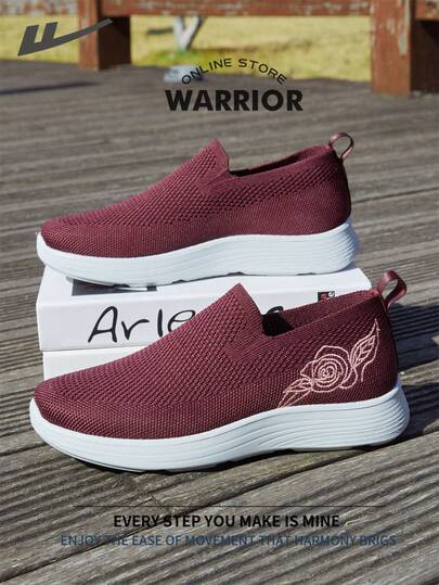  Warrior Fashionable Retro Sports Shoes For WomenSpring And SummerComfortable Running Shoes Modest Style Casual Yet Sleek Sneakers Applicable Throughout The Year Wear-Resisting All-Day Wear Training Sneakers