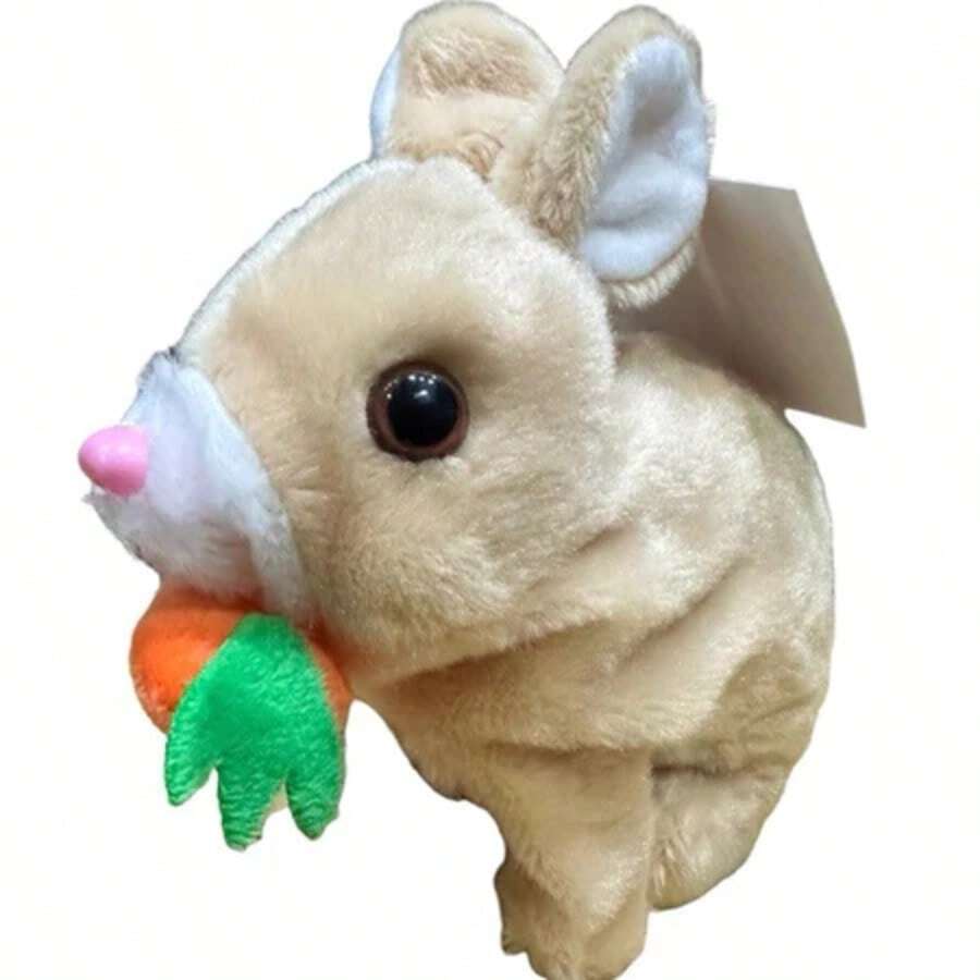 Plush Puppy Jumps, Walks, Barks And Somersaults / For Kids - Kelinci Krem - View 1