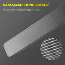 Dũa móng tay nano thủy tinh bền, giấy nhám trong suốt dùng để mài và đánh bóng móng, dụng cụ chăm sóc móng chuyên nghiệp. - Nhiều màu - Xem 8