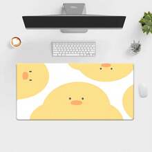 1 JlT Cute Chick Computer Mouse Pad Suitable For Office And Gaming - Large Size Adorable Chicken Face Design Compatible With Desktop/Laptop For Daily Office Or Gaming Use (Wrist Rest Comfortable) - Mouse Pad - View 3