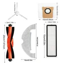 For Xiaomi Robot Vacuum X10 Robot Vacuum Cleaner Parts Replacement Main Side Brush Hepa Filter Mop Cloth Dust Bag Accessories - 10PCS Set - View 9