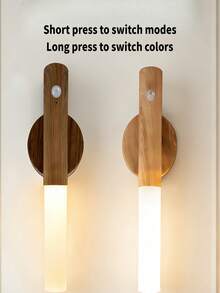 1pc - Smart Wall Light, Magnetic Installation, No Drilling Required USB Charging, 3 Dimming Levels. Suitable For Wardrobe, Stairs, Cabinet, Corridor, Bedroom, Bathroom, Daily Home Use, Christmas Decor And Ambient Lighting. - Portable - View 10