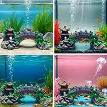 3pcs/Set Medieval Stone Arch Bridge Aquarium Decor - Durable Resin Material Suitable For Freshwater/Saltwater Fish Tanks, Elegant Gift Box Packaging, Ideal For Aquarium Hobbyists - A - View 10