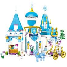 Set de Bloques de Construcción del Castillo de Hielo de la Princesa Frozen, Modelo de Ladrillos, Mini Figura, Regalo para Niñas, Juguete de Jardín Compatible con - 7569 - Ver 11