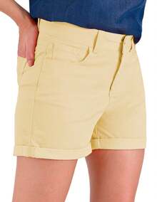 Short Supply Woman Slim Fit B894 - Straw - View 3
