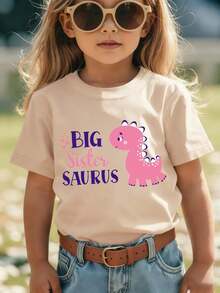 Young Girls T-Shirts - Apricot - View 6
