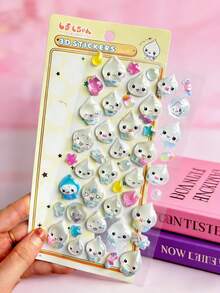 Bộ sưu tập sticker 3D - Sticker hình giọt nước hoạt hình dễ thương, thích hợp cho album ảnh thủ công, làm thiệp và quà tặng cá nhân hóa. - Nhiều màu - Xem 17
