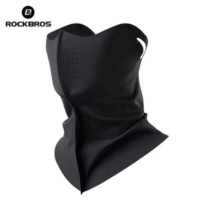 ROCKBROS 1 chiếc khẩu trang mùa hè thoáng khí che kín mặt, không đường may, thoáng mát, thoải mái, thích hợp cho các hoạt động ngoài trời như đạp xe, leo núi, câu cá, du lịch, unisex.