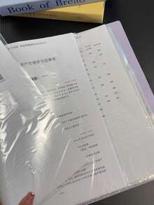 Carpeta transparente A4 con 40 bolsillos, organizador de documentos multifuncional de gran capacidad, bolsa de almacenamiento de exámenes, organizador de archivos, suministros de oficina, portacontratos, esencial para el regreso a la escuela - Una pieza - Ver 8