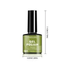 LIMEGIRL 9 pièces Ensemble de vernis à ongles en gel vert et bleu, kit de vernis à ongles semi-permanent à trempage UV LED, vernis à ongles longue durée, série verte fraîche pour 4 saisons pour femmes, salon DIY Nail Art - Multicolore - Voir 9