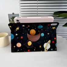 1 件装太空行星星空图案平板电脑保护套，兼容 iPad 9.7/10.2/10.9 英寸（第 7/8/10 代）、2022 年款第 10 代 10.9 英寸、iPad Air 2/4/5/11（M3 2025）/13（M3 2025）、iPad Pro 11、11（A16 2025）、Galaxy Tab S10+/S9/A9 以及华为 Matepad。 - 彩色 - 查看 5