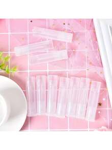 10 ống đựng son bóng trong suốt, hộp đựng mỹ phẩm rỗng, bao bì son dưỡng môi, phụ kiện trang điểm du lịch, ống đựng son môi tự làm, đồ dùng thủ công, bao bì quà tặng nhỏ - Nhiều màu - Xem 11
