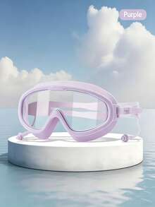Unisex Adult Large Frame Swimming Goggles, Wide Vision, High Quality Silicone Material, Anti-Leak And Anti-Fog, HD Clarity, Suitable For Swimming, Surfing And Outdoor Sports - Multicolor - View 9