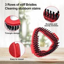 1/2 đầu bàn chải thay thế tương thích với hệ thống lau nhà EasyWring 1 xô, bàn chải đa năng thích hợp cho sàn tàu, phòng tắm, sân hiên. - Nhiều màu - Xem 4