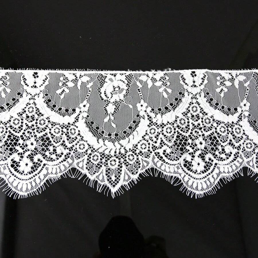 (3m/Pack) Eyelash Lace Ribbon For Tablecloth, Clothing Decoration, Wedding Decoration, Diy Crafts