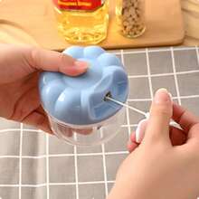 1 Máy ép tỏi mini, máy băm tỏi thủ công có dây kéo, máy xay và băm tỏi nhà bếp, máy ép nước gừng. Thích hợp để nghiền tỏi, gừng, các loại hạt và ớt. - Nhiều màu - Xem 11