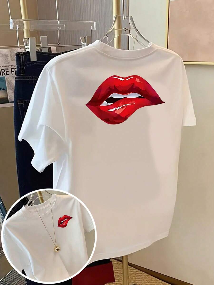 Plus Size T-Shirts - White - View 1