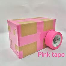 1 Roll Pink Packaging Tape | Vibrant Color, High Adhesion, Suitable For Various Decoration Arrangements, Logistics Sealing, Warehouse Packaging, Gift Box Packaging, Office Document Sealing, Small Item Bundling And Multiple Uses - A - View 8