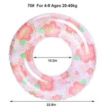 Inflable﻿ Flotador de Piscina, Accesorio para Piscina, Tubo de Natación, Juguetes Acuáticos de Verano, Anillo Flotante para Piscina﻿﻿﻿ - Para adolescentes de 40 a 65 kg - Ver 7