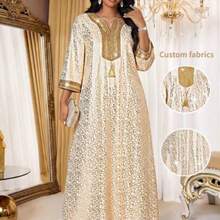 Lady Plus Size Elegant Party Gold Foil Print Dress Elegant Dresses For Women Elegant Party Dresses Elegant Dress For Women  Elegant Dress Women Summer Dress Valentines Day Dress Elegant Dresses For Party Summer Dresses For Women Long Summer Dress For Women Long Party Dresses Elegant Party Dress Party Outfit Summer Clothes Valentine Clothes  Valentine's Day Valentine Outfits For Women Elegant Dresses For Women Elegant Party Dresses Elegant Dress For Women  Elegant Dress Women Summer Dress V - Dorado - Ver 1