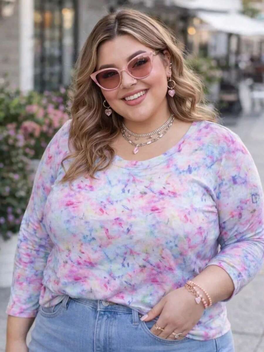Women's Plus Size Blouses G1 And G2 Long Sleeve | Kits With 1/2 Or 3 Pieces | Comfortable Women's Plus Size Clothing - 1 Áo kiểu nhiều màu - Xem 1